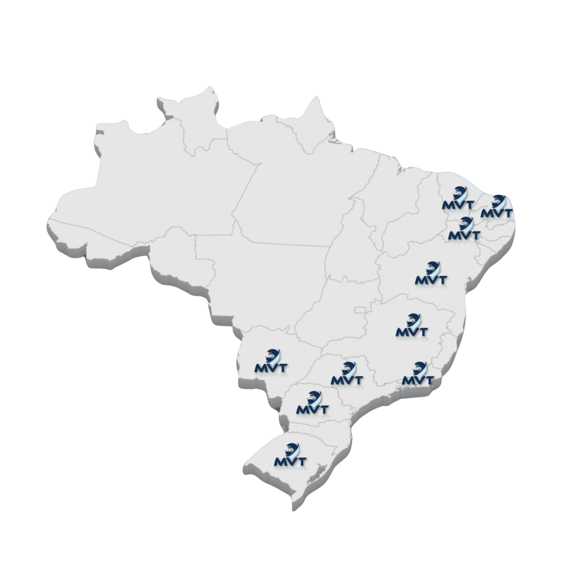 Mapa de cobertura MVT